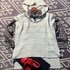 GAP - Knit Hoodie Tunic